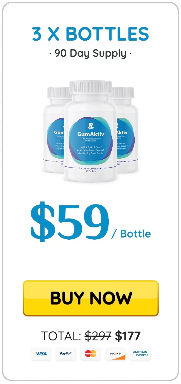 GumAktiv 3 bottles